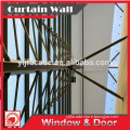 steel frame glass curtain walls